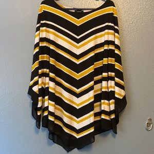 Alfani Striped tunic style shirt 2x